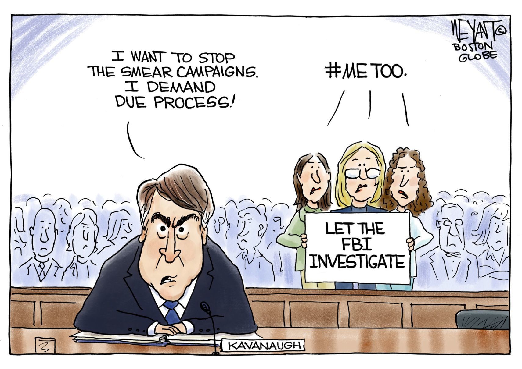 Kavanaugh confirmation cartoon